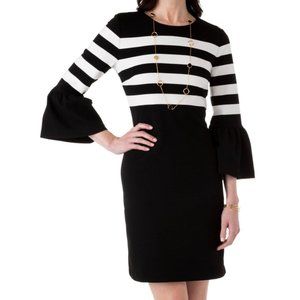 Michael Kors black dress bell sleeves